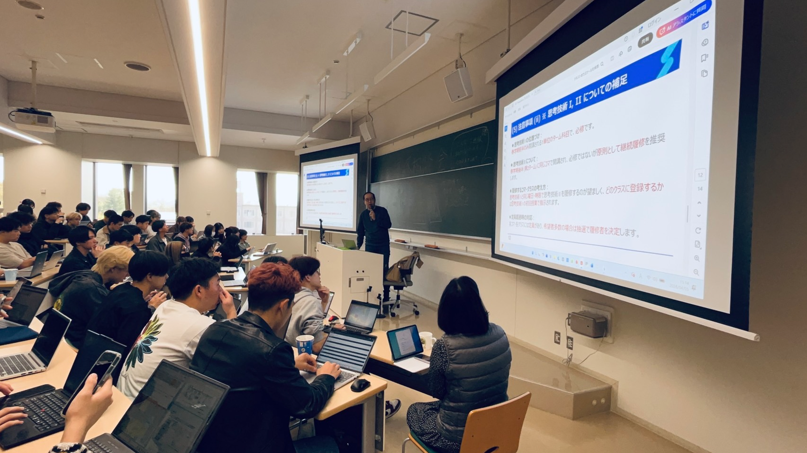 学生自治会主催「履修相談会」を開催しました