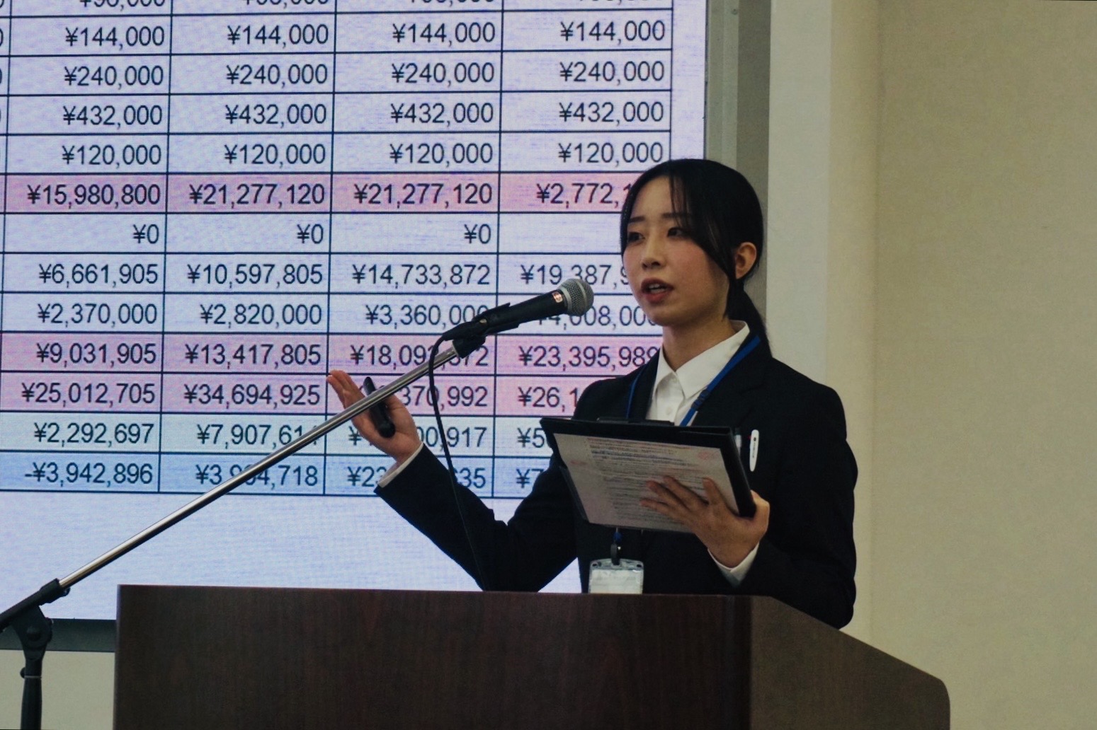 プレゼンの様子
