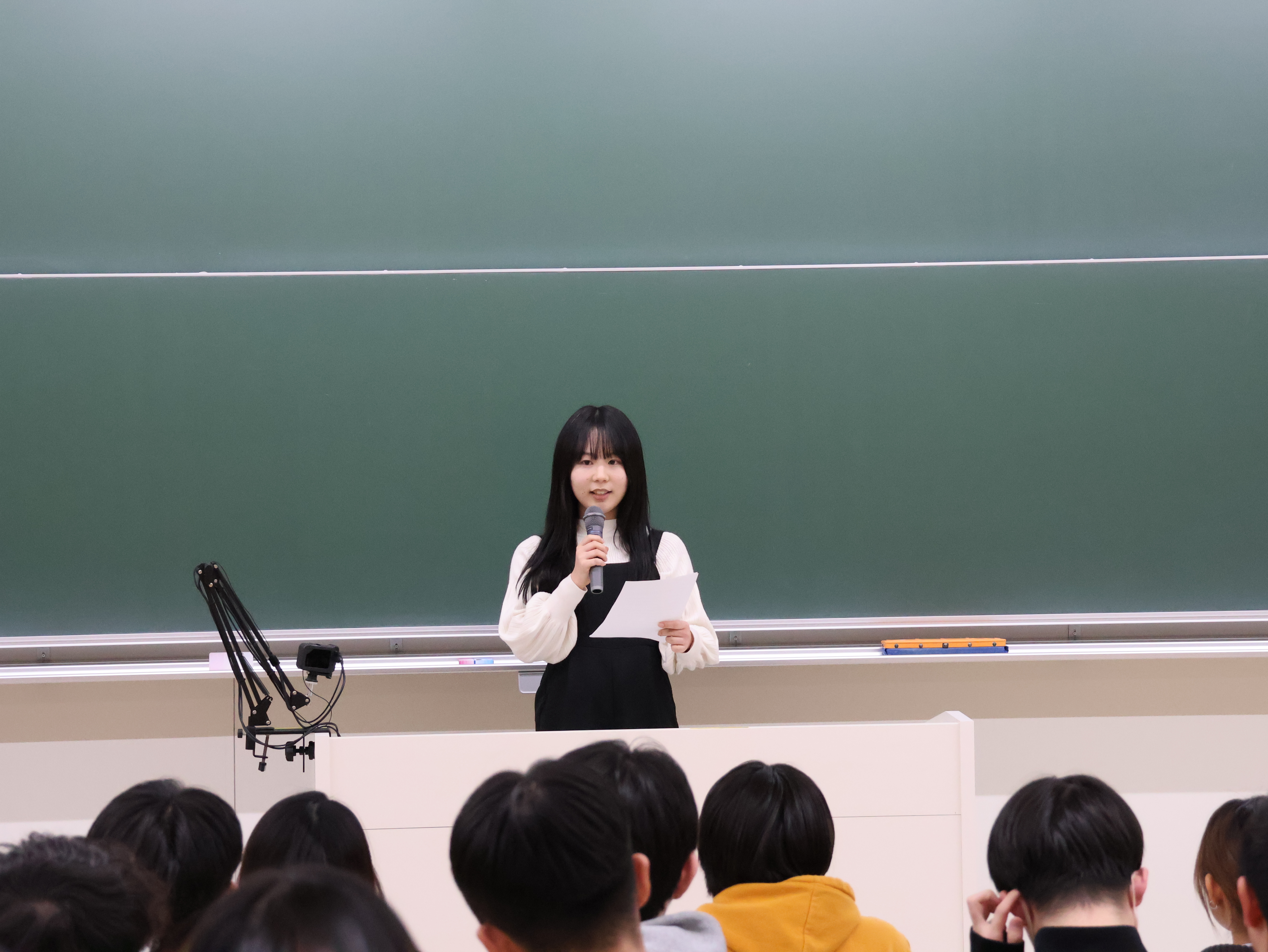 代表抱負を述べた嶋村さん