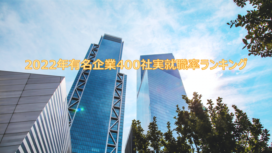 「2022年有名企業400社実就職率ランキング」で本学が4年ぶりに100位以内にランクイン