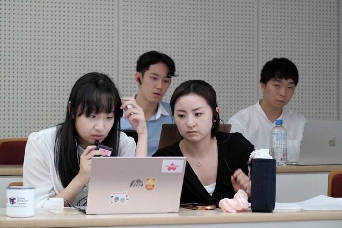 Picture 3 Translation team at work