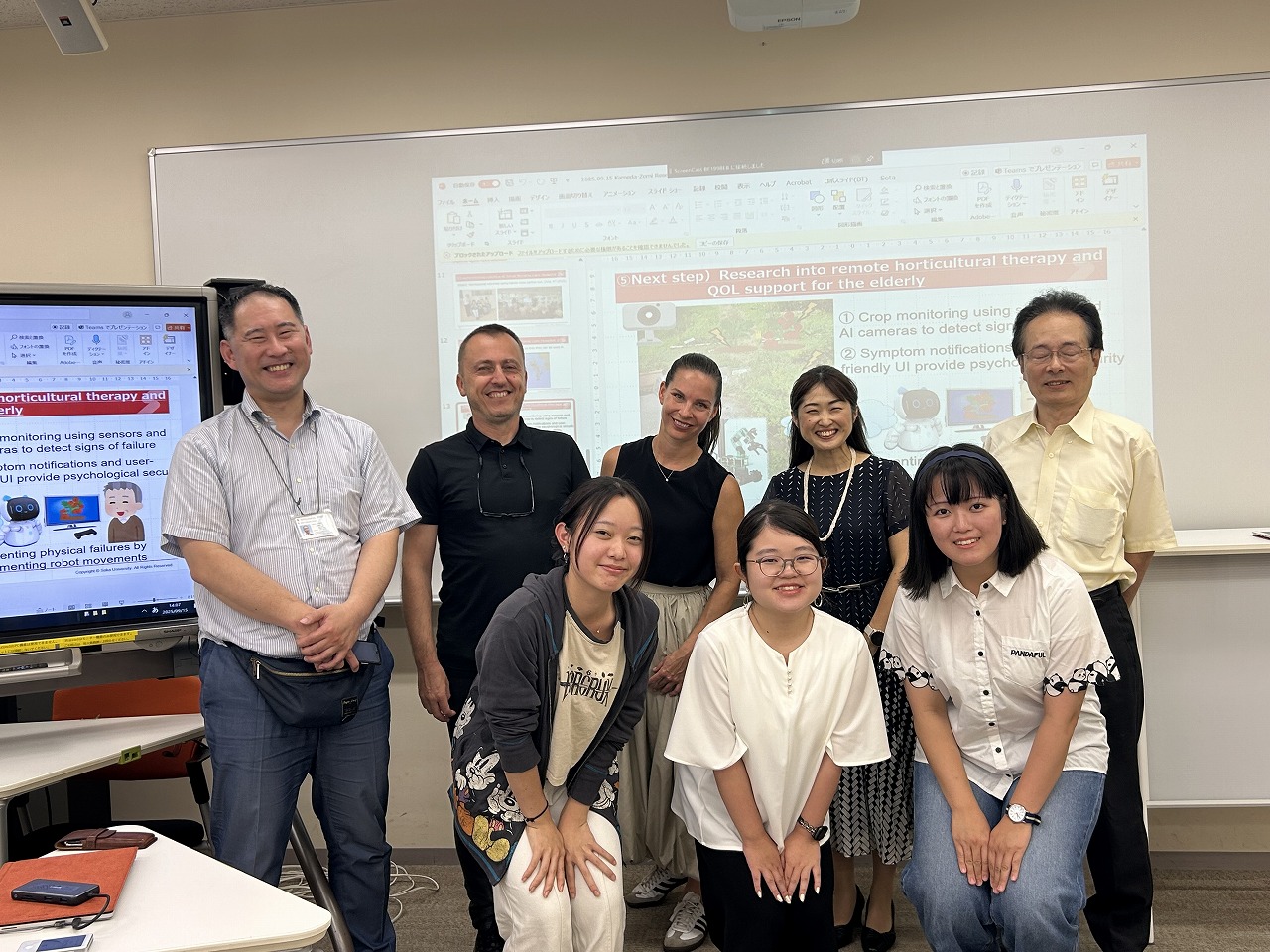 本学亀田ゼミの学生がオーストラリアの研究者とディスカッションを行いました